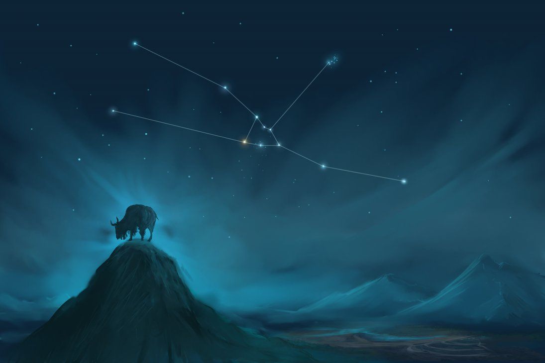 Taurus Constellation Painting (Zodiac Set). Taurus constellation, Taurus wallpaper, Constellations
