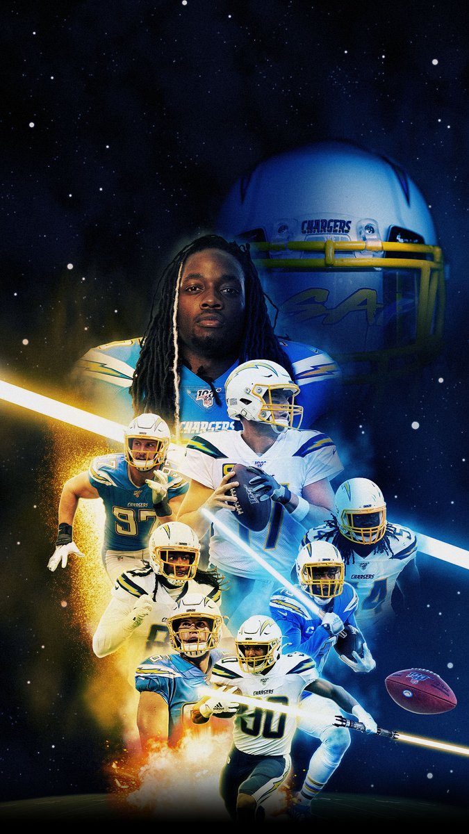 Los Angeles Chargers the wallpaper be with you #WallpaperWednesday x