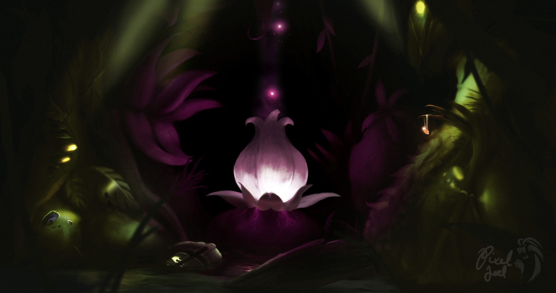 Plantera bloom living wallpaper, Joel Koutonen