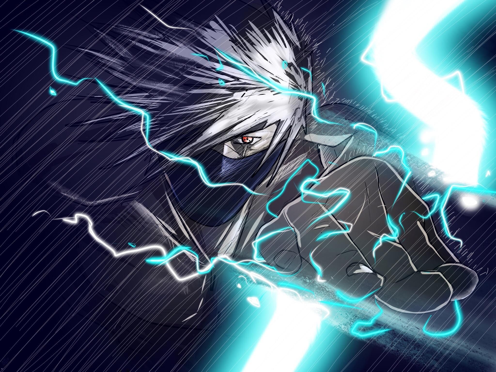 NARUTO Hatake Kakashi Chidori raikiri wallpaper, 1600x1200, 157024