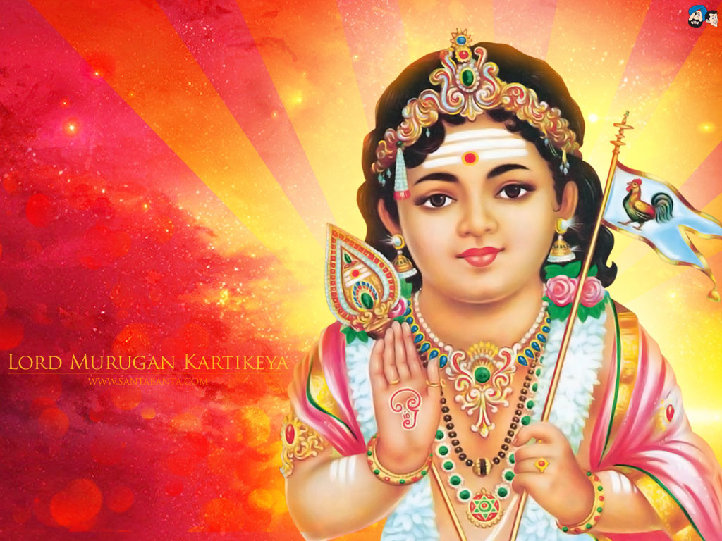 Lord Muruga 3D Wallpaper