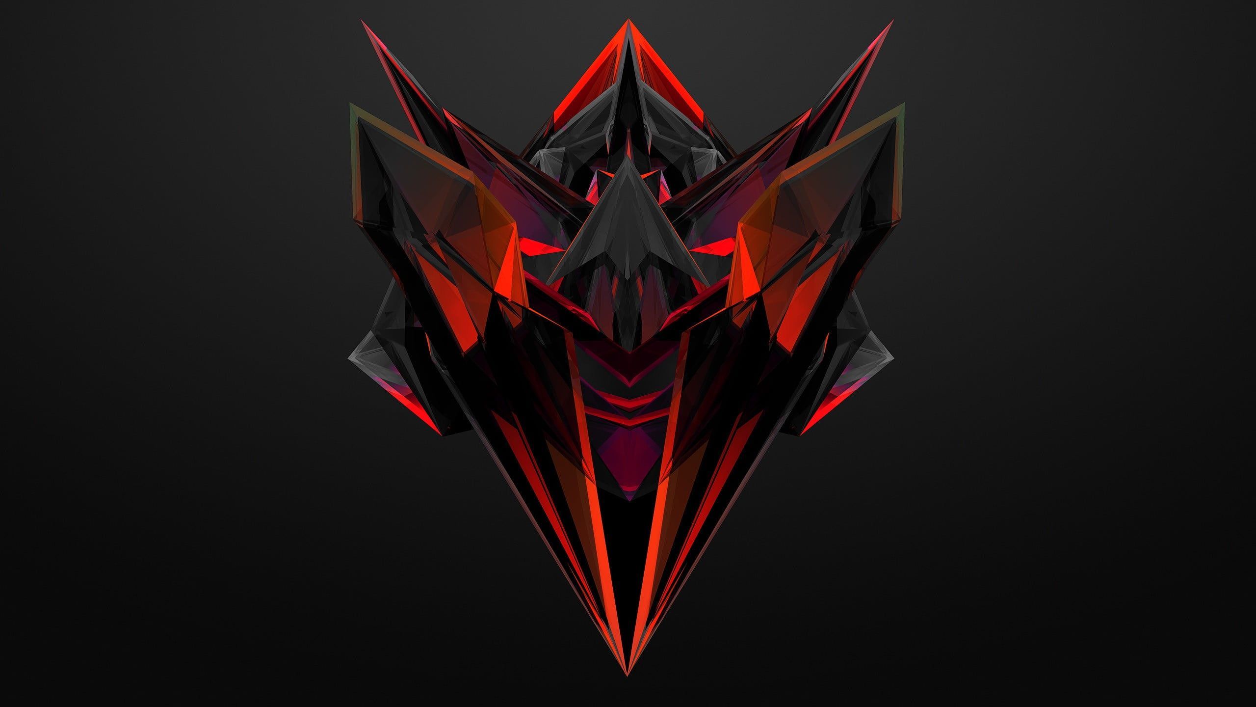 4K Gaming Red and Black Abstract Wallpaper Free 4K Gaming Red and Black Abstract Background