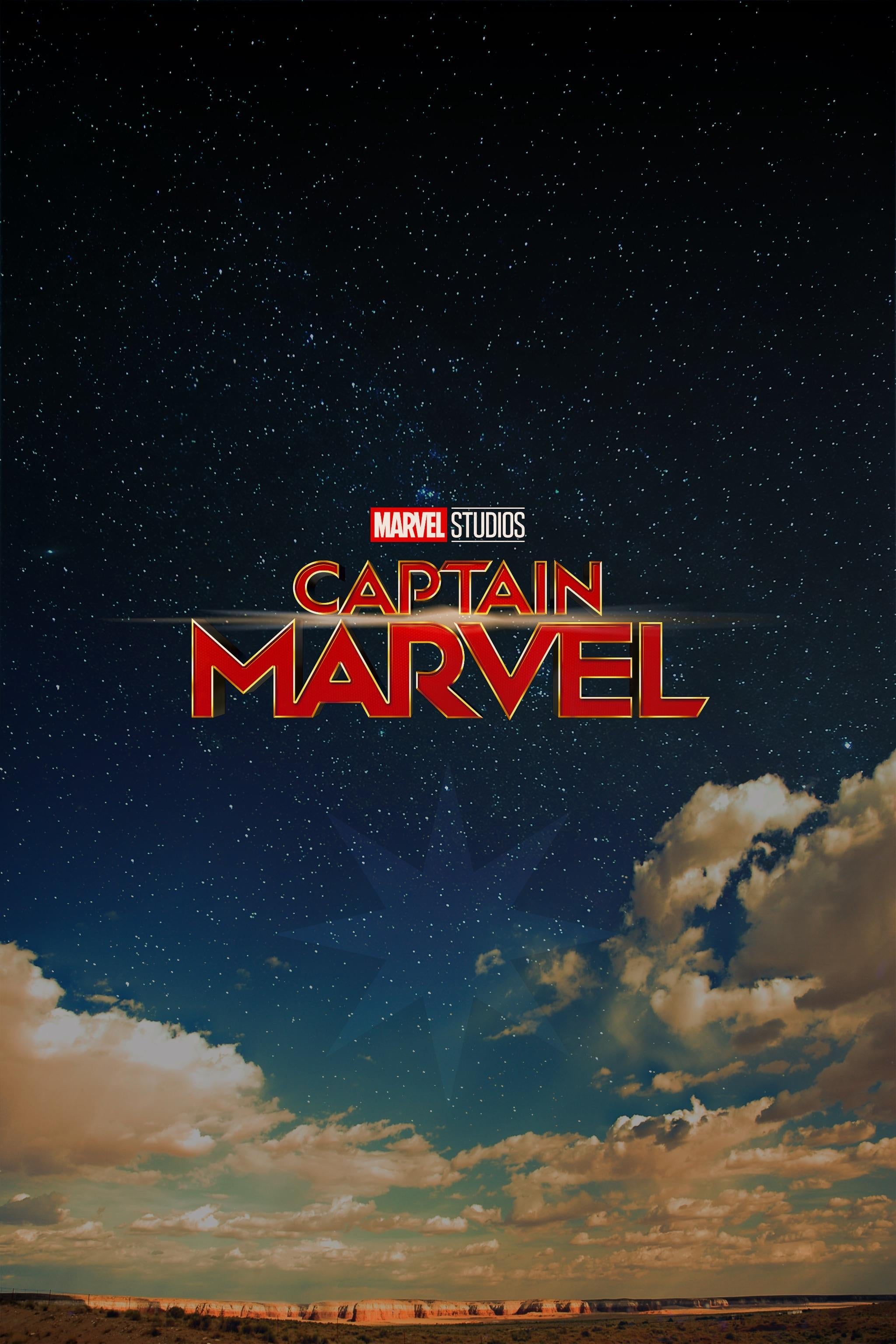 Captain Marvel Wallpaper Based on the New Poster