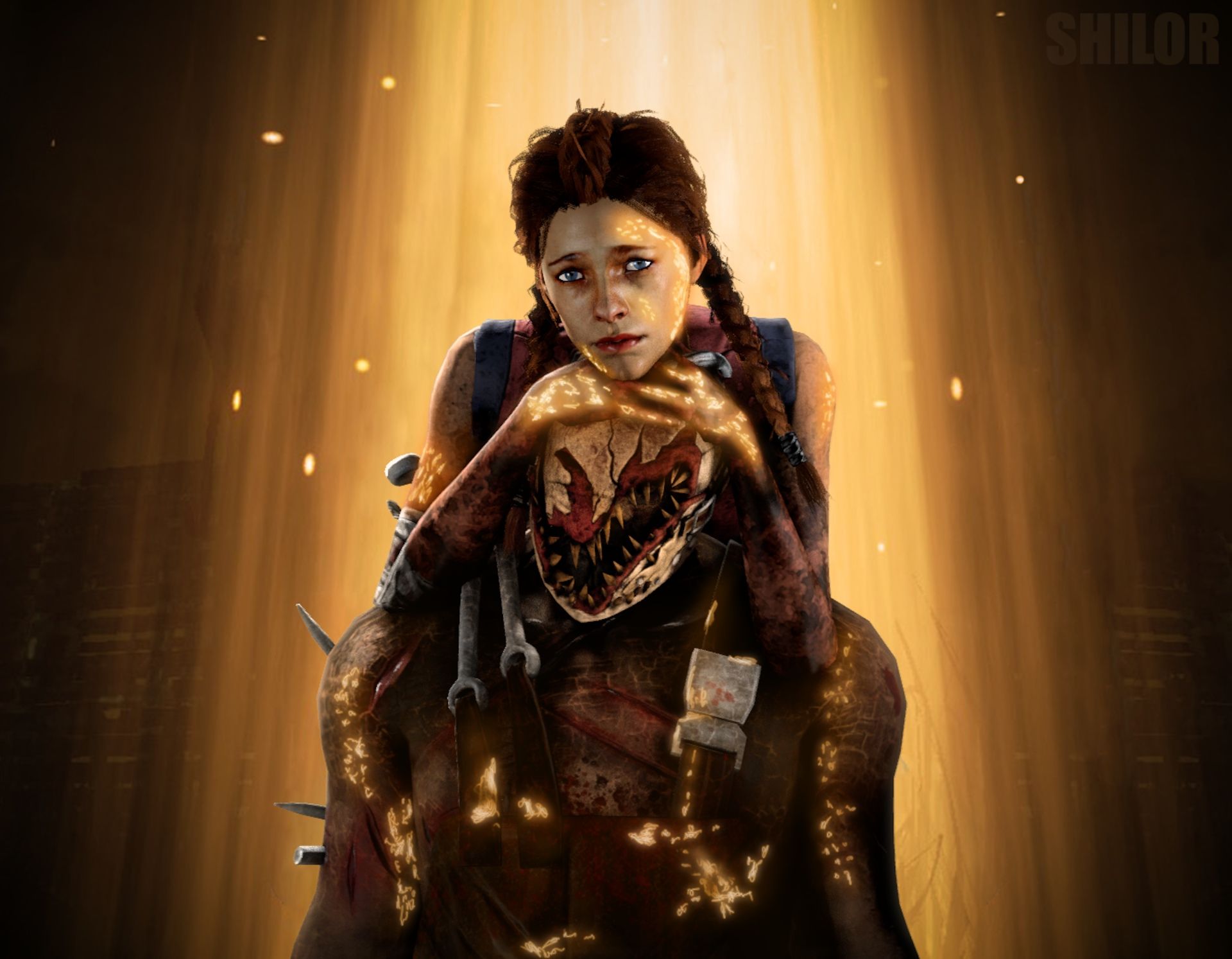 Meg Thomas & The Trapper. Meg thomas, Horror characters, Daylight