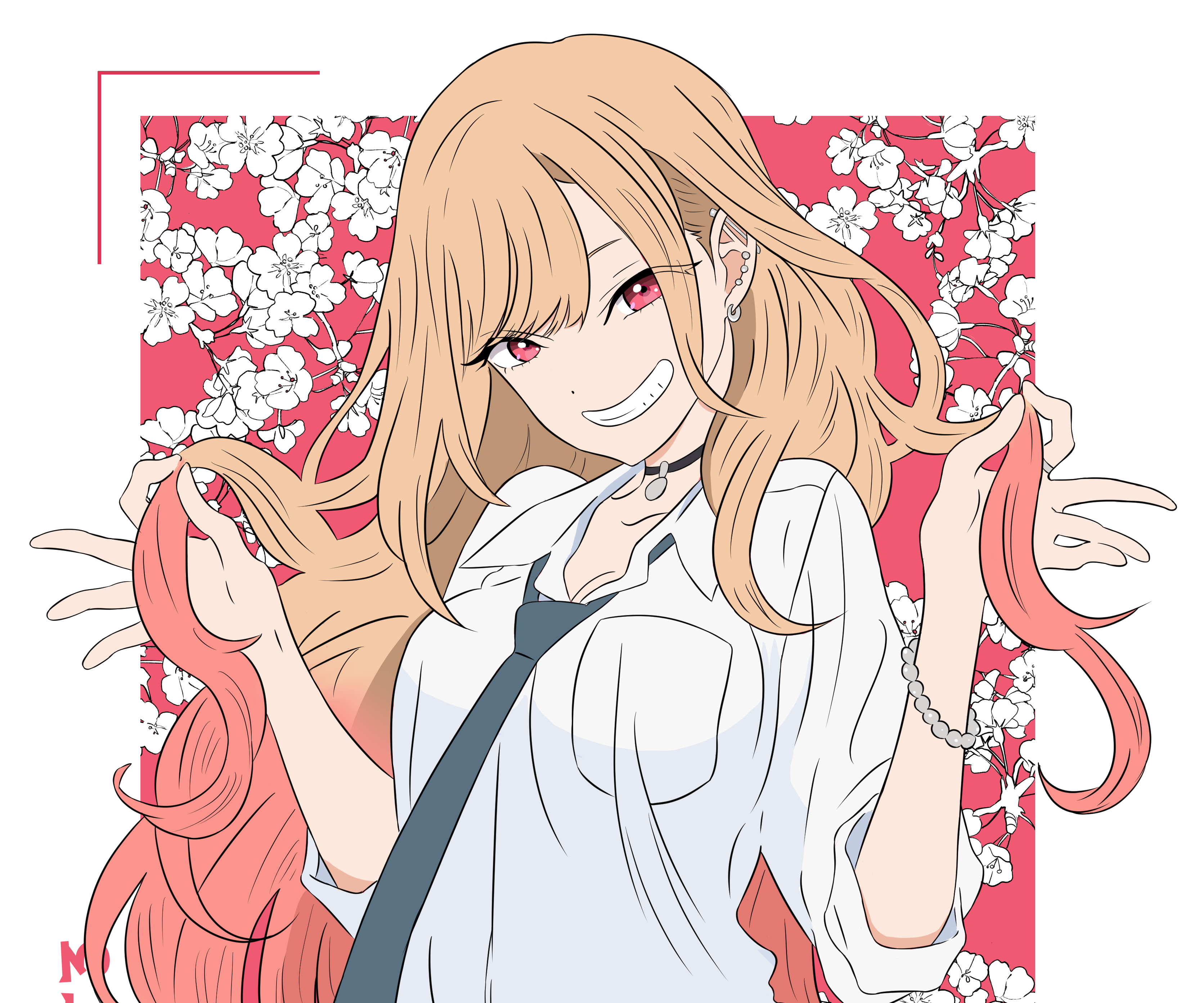 My DressUp Darling Anime  Marin Kitagawa 4K wallpaper download