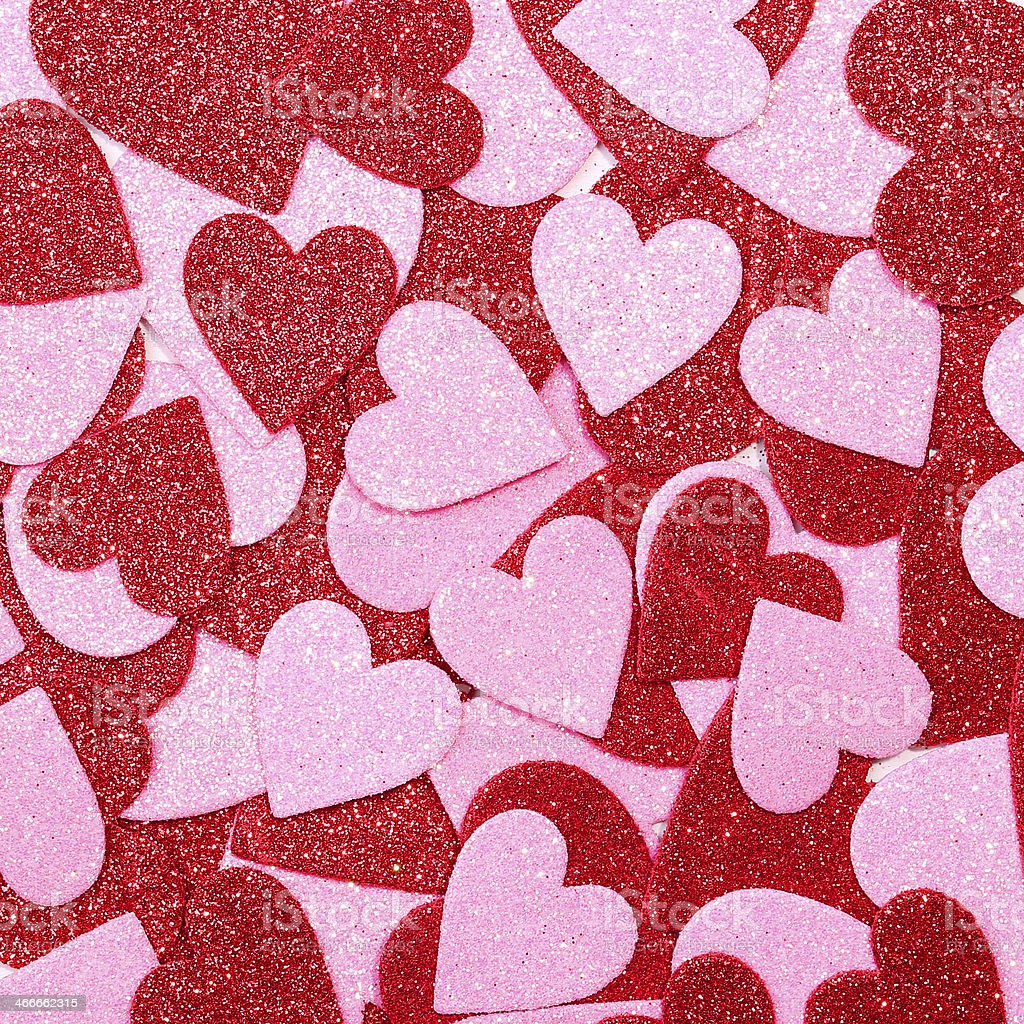 Glitter Red And Pink Hearts Background Image Now