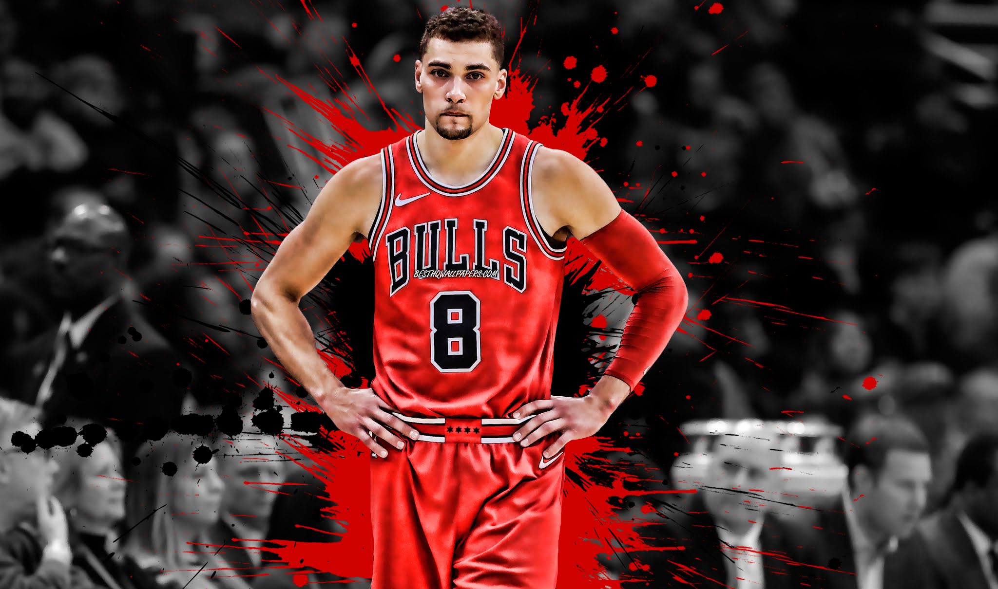 Zach LaVine 2021 Chicago Bulls NBA Basketball Player