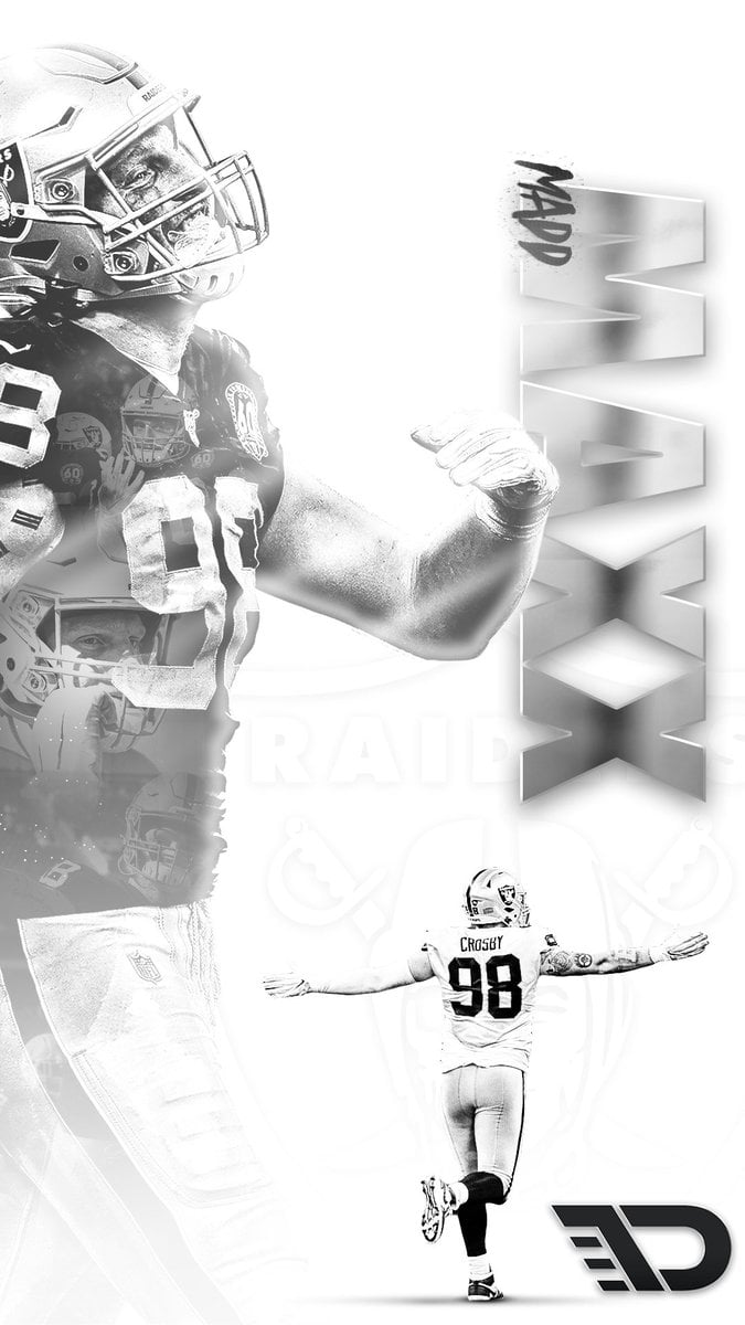 The Draft Network på Twitter: Here's a late wallpaper for Oakland Raiders rookie EDGE Maxx Crosby , who has been tearing it up lately! #RaiderNation. #WallpaperWednesday
