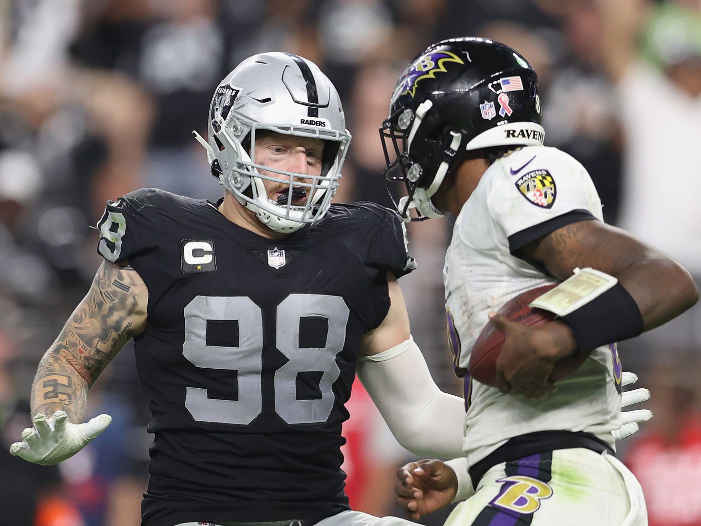 Raiders News: Maxx Crosby wins AFC Defensive Player of the Week And Black Pride
