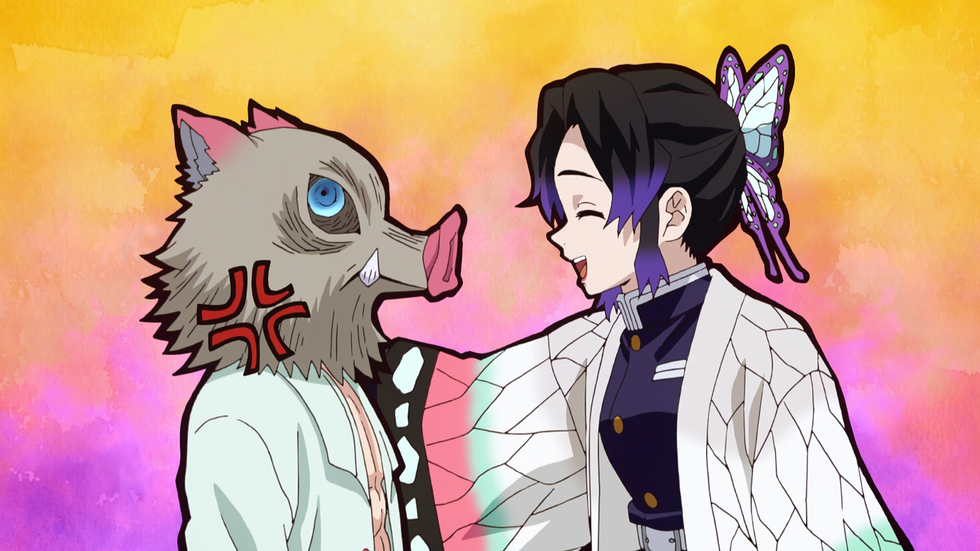 Inosuke Hashibira Relationships. Kimetsu No Yaiba