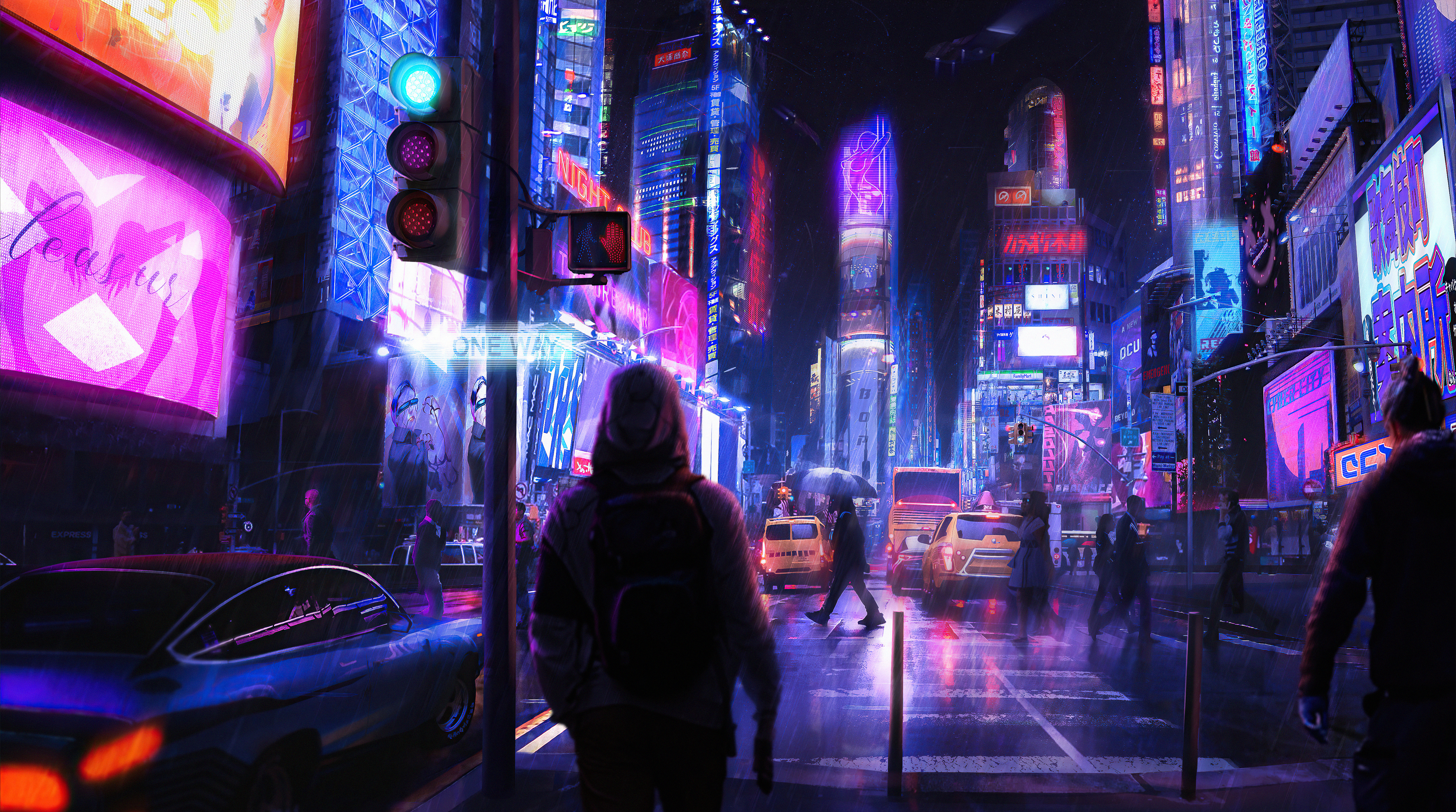 Neon City 5k, HD Artist, 4k Wallpaper, Image, Background, Photo and Picture