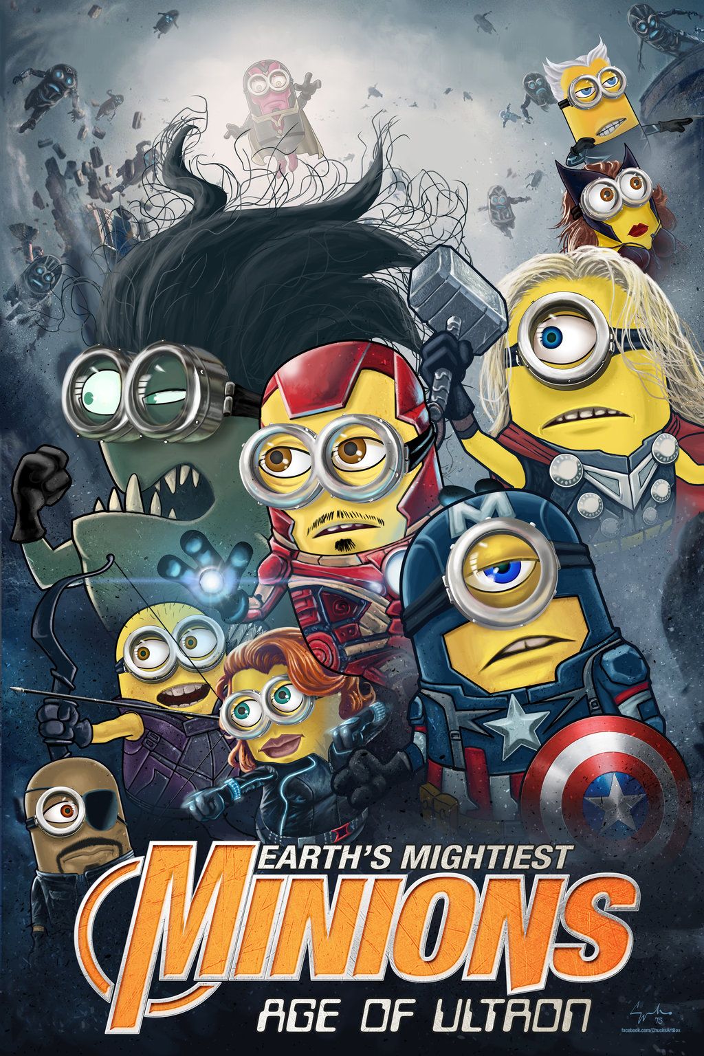 Earth's Mightiest Minions Avengers Age of Ultron. Minion avengers, Minions wallpaper, Avengers fan art