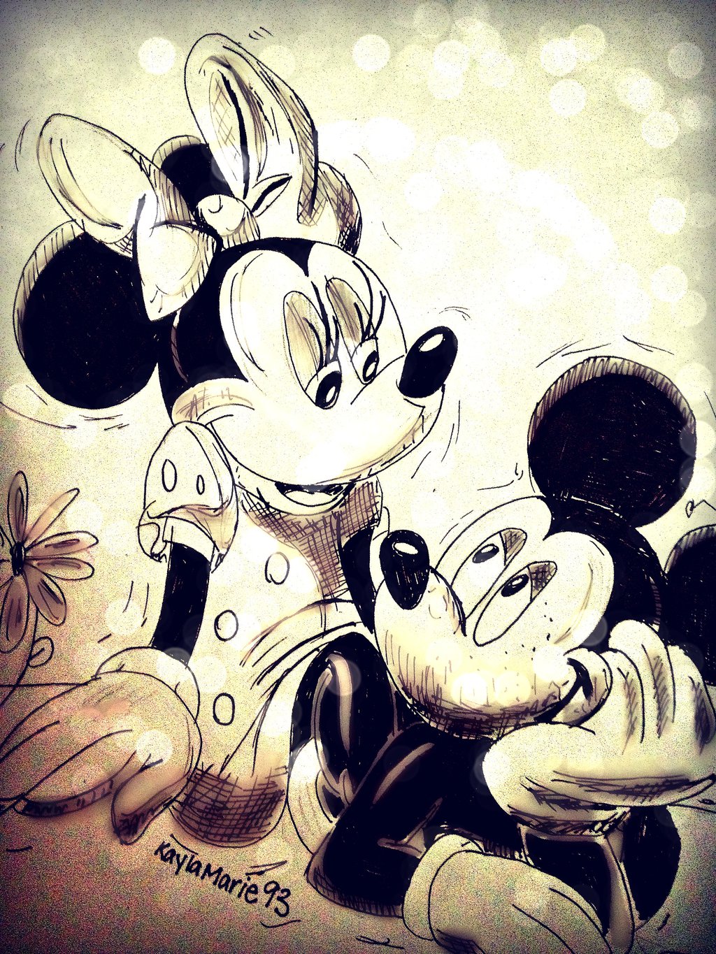 Free download Mickey and Minnie in love Mickey Mouse by kaylamarie93 [1024x1365] for your Desktop, Mobile & Tablet. Explore Mickey And Minnie Mouse Wallpaper. Minnie Mouse Wallpaper, Minnie Mouse