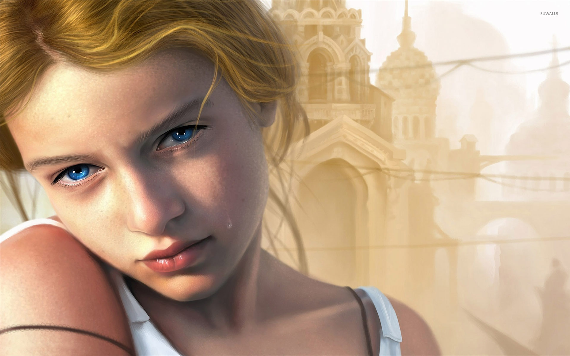 Crying woman [2] wallpaper wallpaper