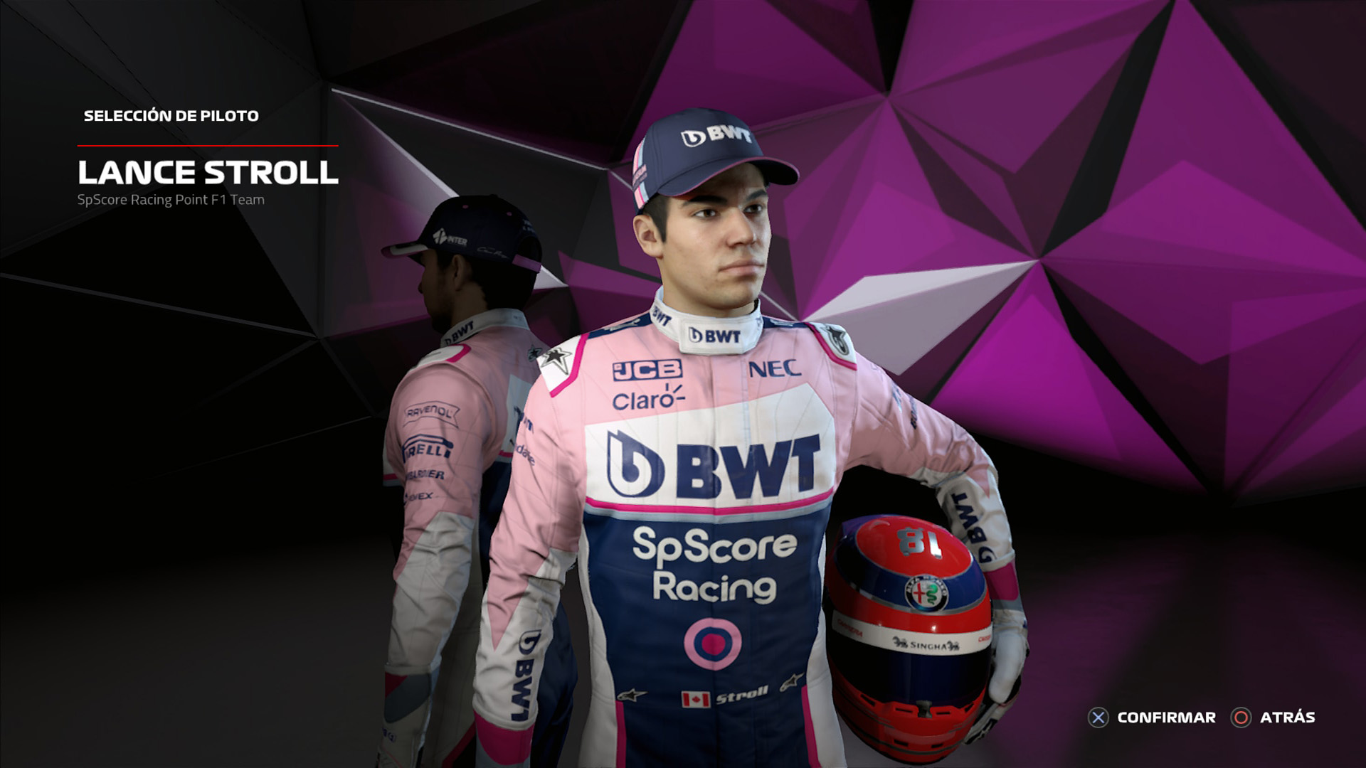 Lance Stroll Alfa Romeo Helmet