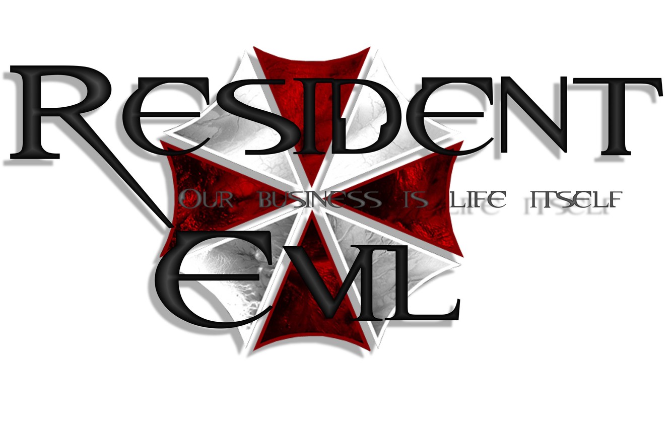 Photo Wallpaper Cinema, Logo, Game, Resident Evil, Evil Logo Umbrella