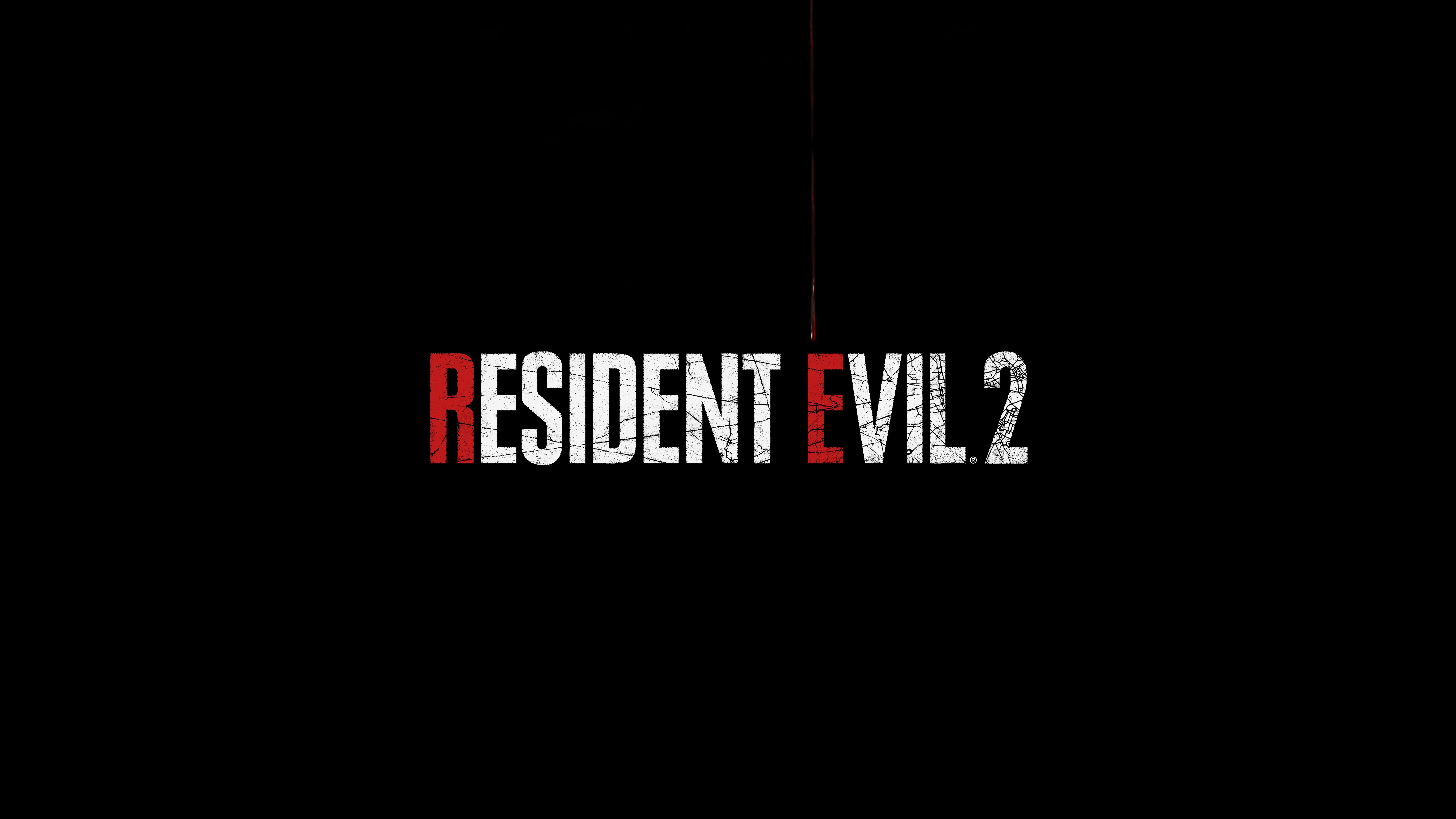 Resident Evil 2 Logo 8K Wallpaper