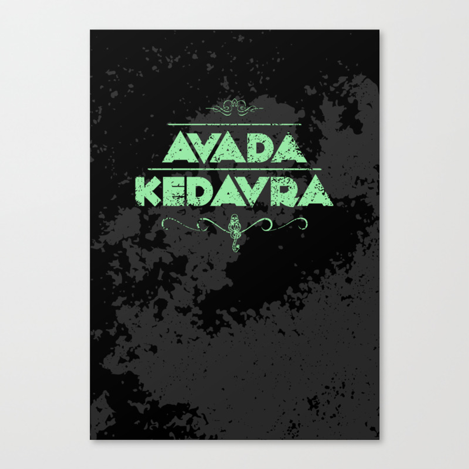 HP Curses: Avada Kedavra Canvas Print