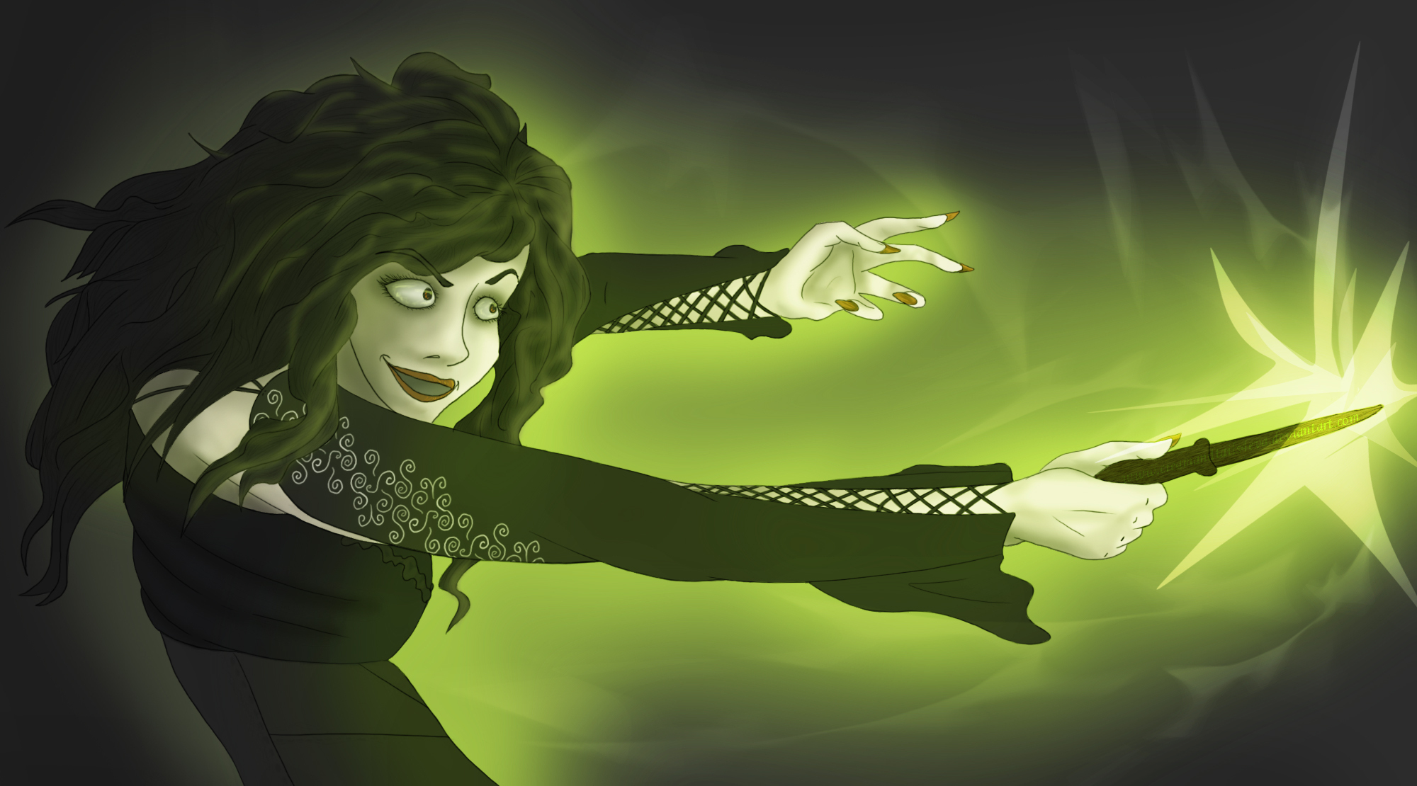 Bellatrix Lestrange Avada Kedavra 2 Potter Photo