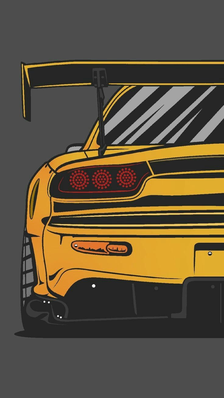 Racing Cars Dark Wallpaper Smart Phone Home & Lock Screen. Deep Dark Wallpaper 1080 x 1920. Cool car drawings, Jdm cars, Art cars