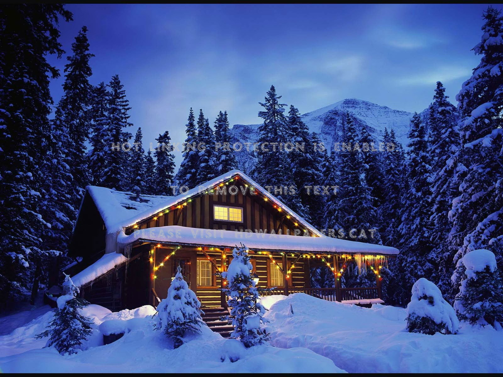 winter cottage darkness lovely cabin nice