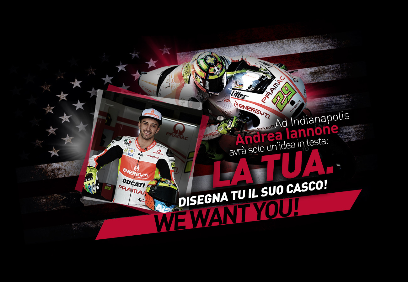 AGV Vi Porta In Pista Ad Indianapolis Con Andrea Iannone TISS, Events & Digital Strategies