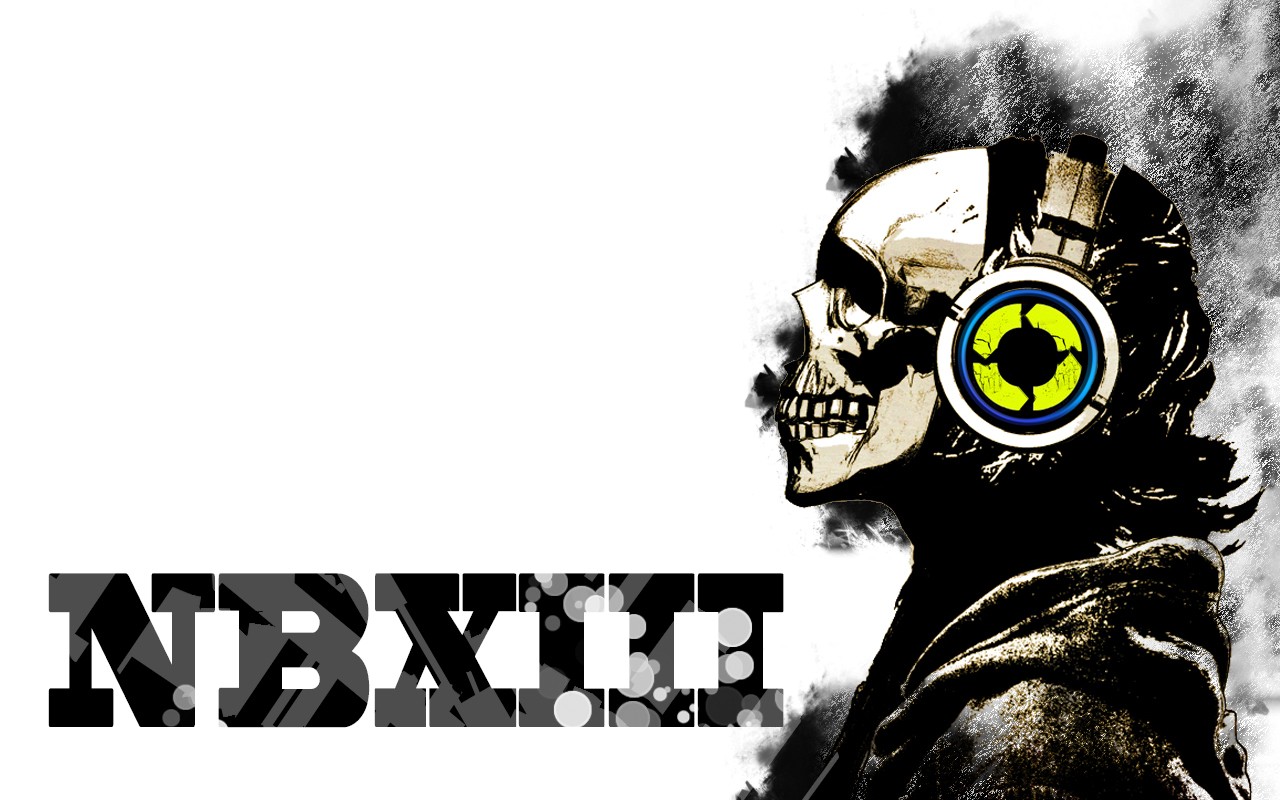 Wallpaper, illustration, cartoon, headphones, skull, Call of Duty, poster, nb13, album cover 1280x800