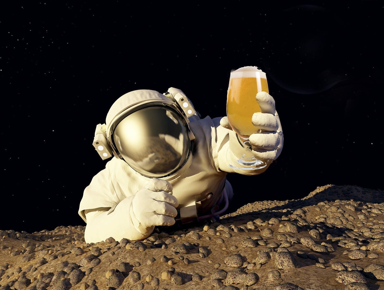 Astronaut Beer Wallpapers - Wallpaper Cave