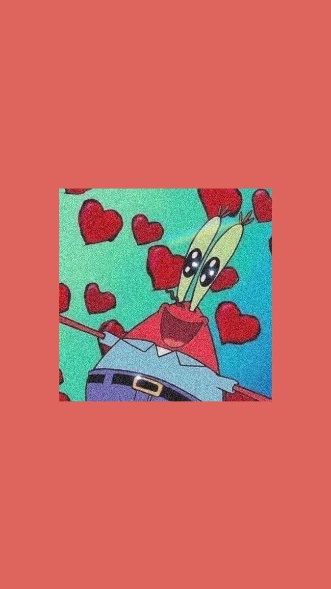 Mr.crabs. Funny wallpaper, Wallpaper iphone cute, Cute image for wallpaper