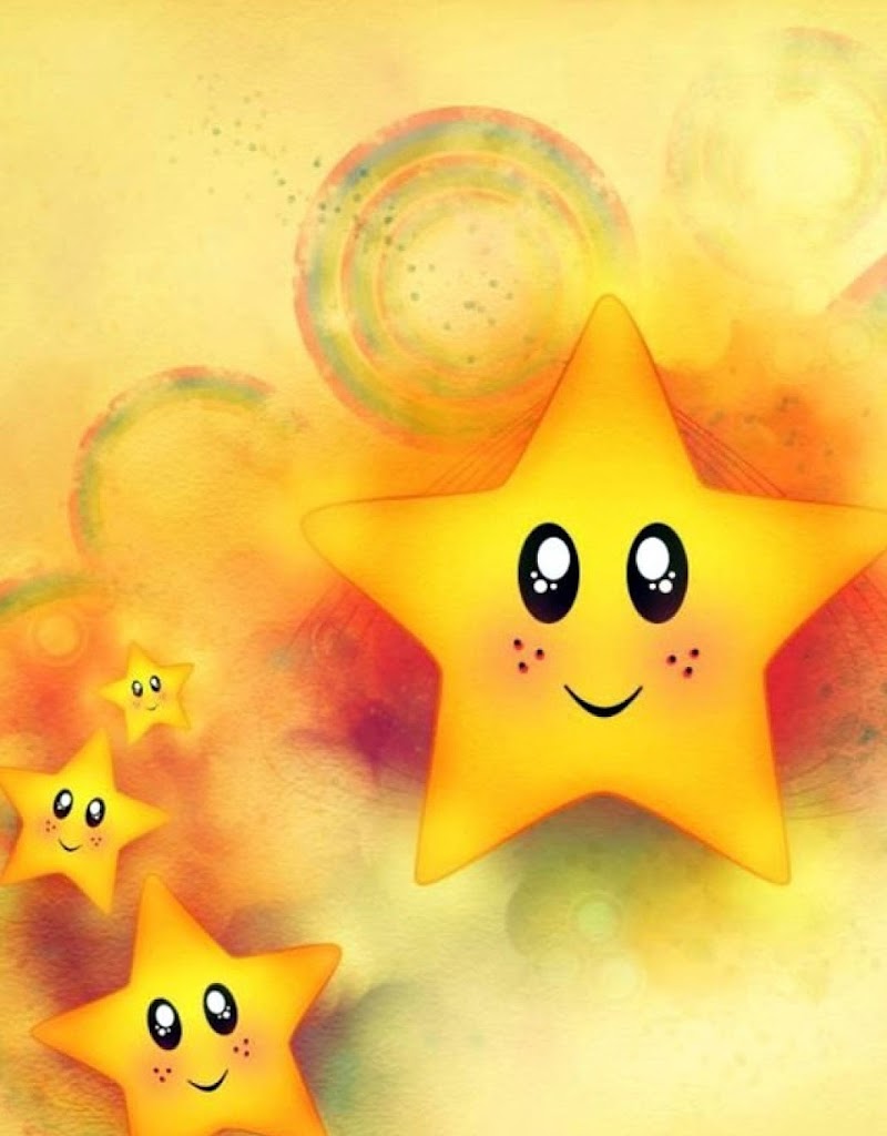 Android Best Wallpaper: Cute Cartoon Stars Android Best Wallpaper