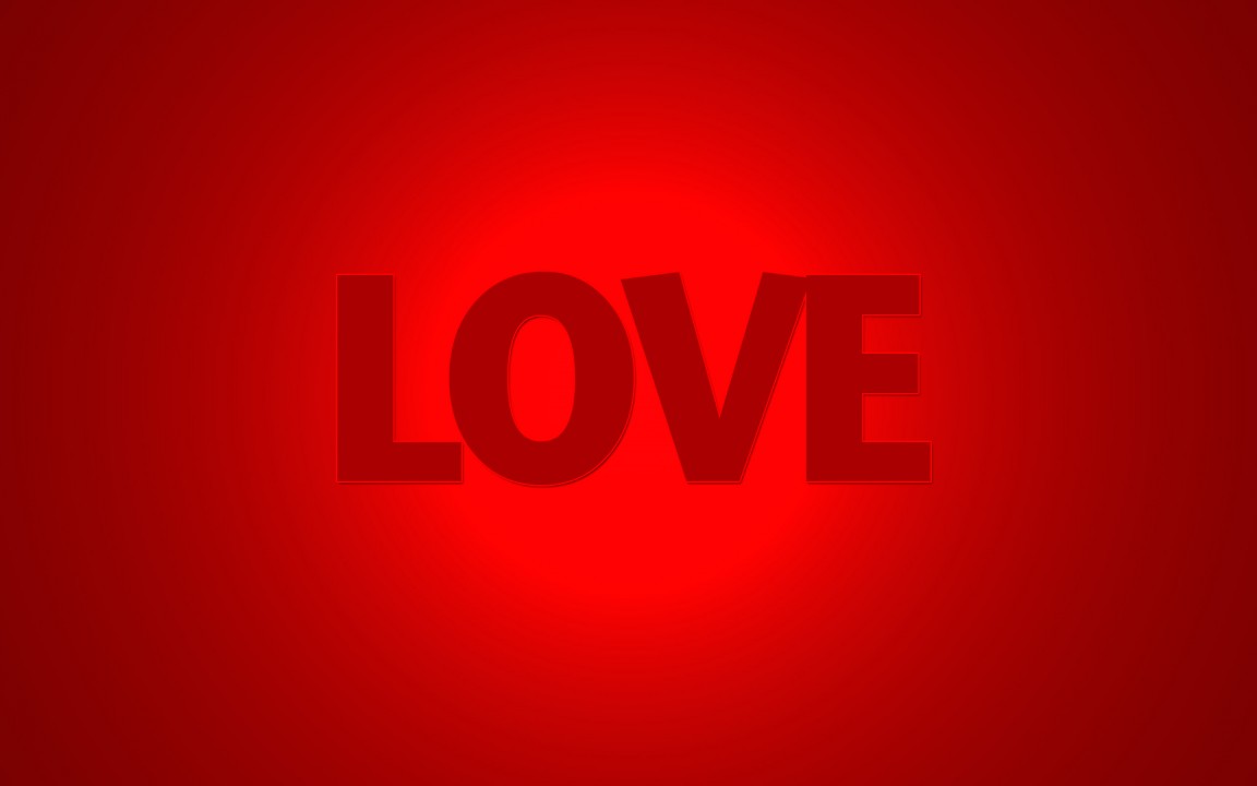 pure love red background color love quote wide wallpaper