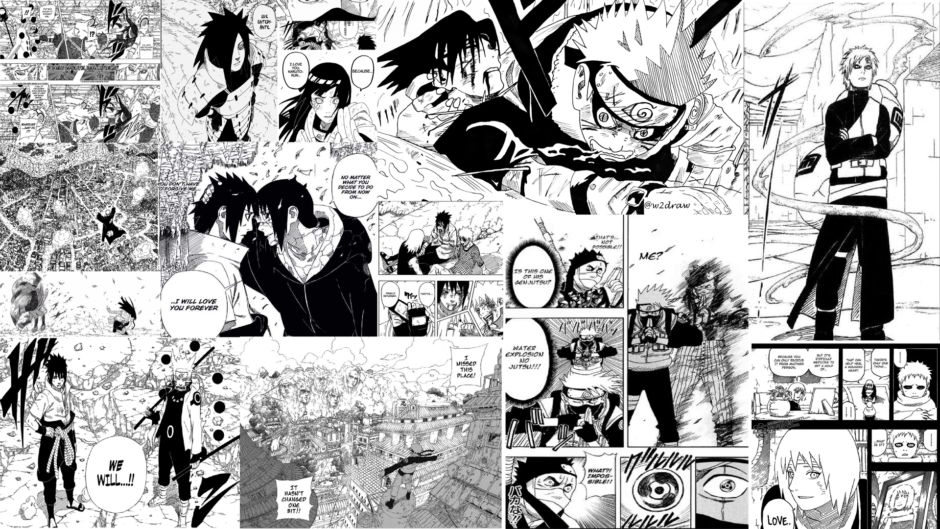 More Naruto Manga Panel Wallpaper! :D [1920 x 1080]