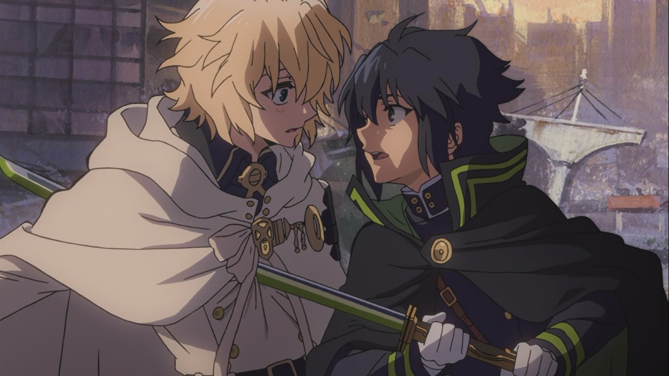 Seraph Of The End Yuu Stabs Mika