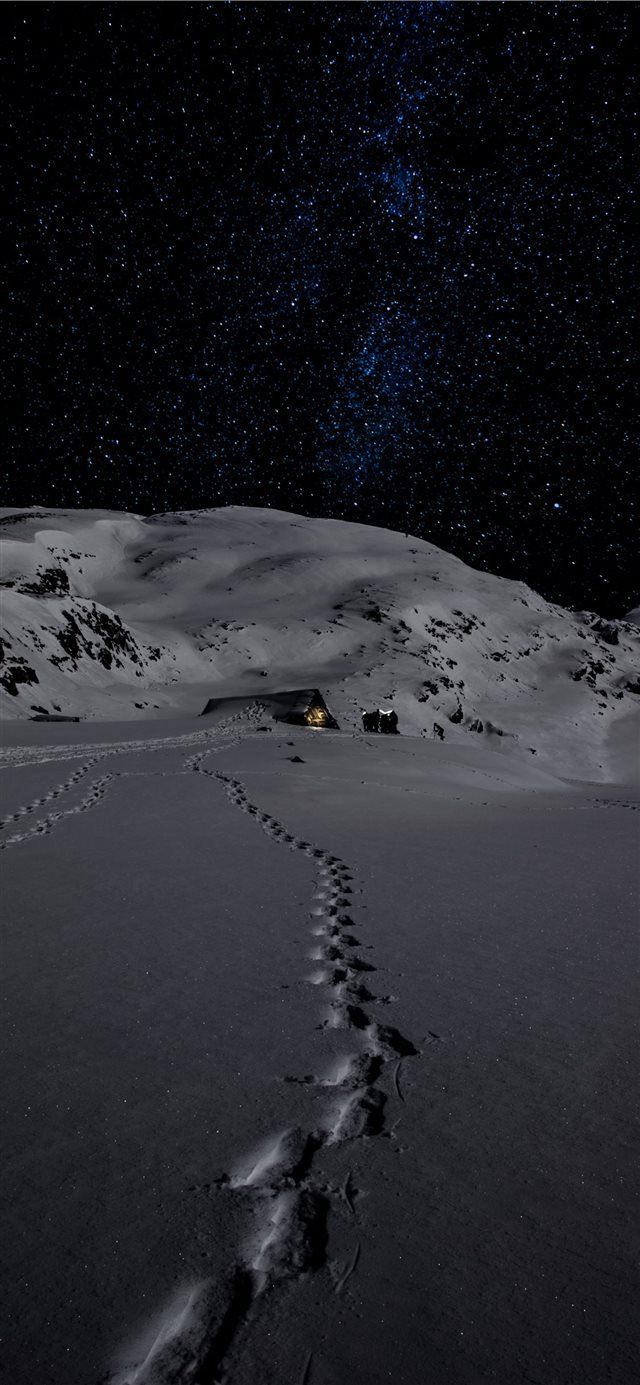 Nightime Winter iPhone Wallpaper, HD Nightime Winter iPhone Background on WallpaperBat