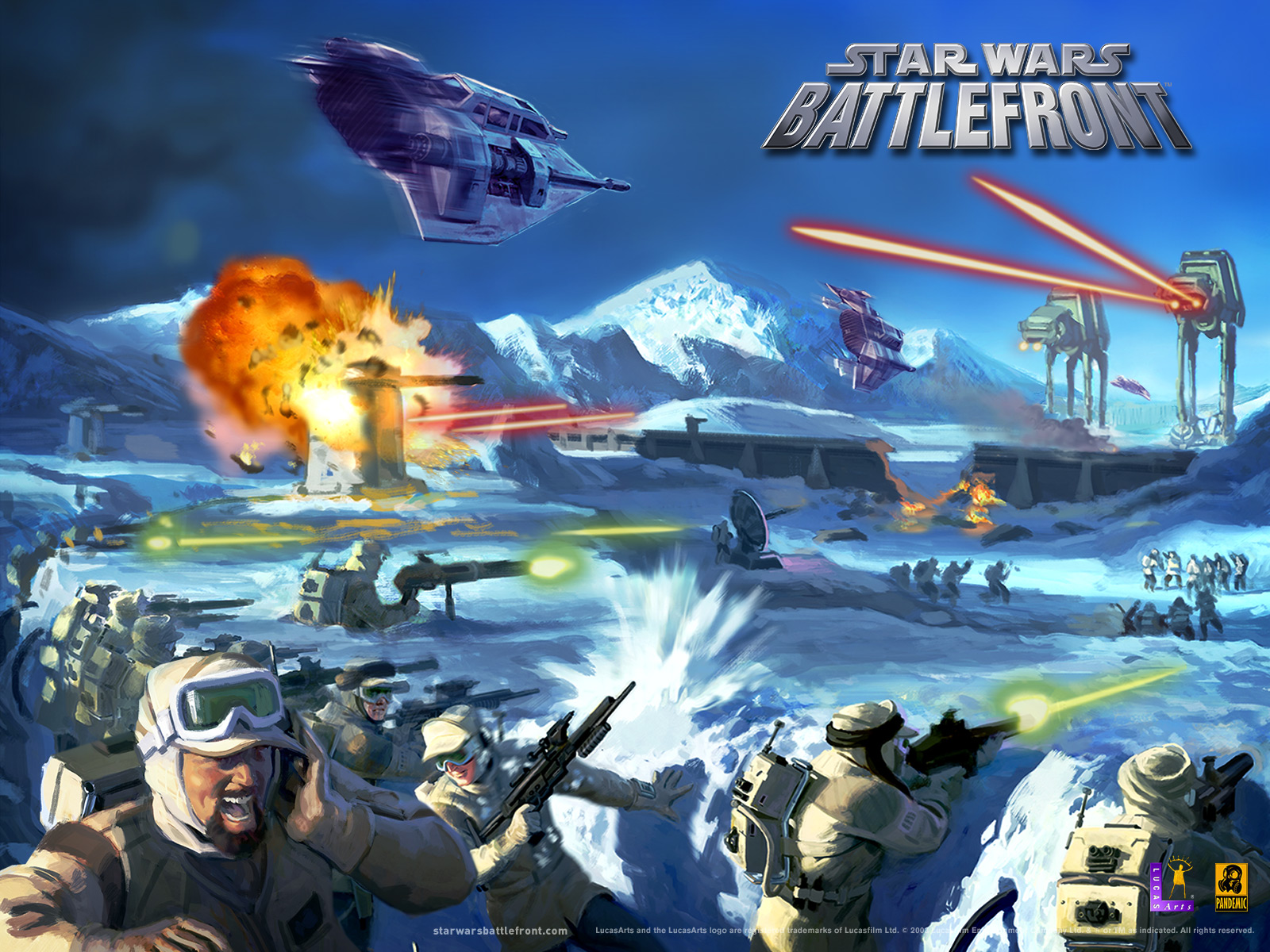 Star Wars: Battlefront (2004) promotional art