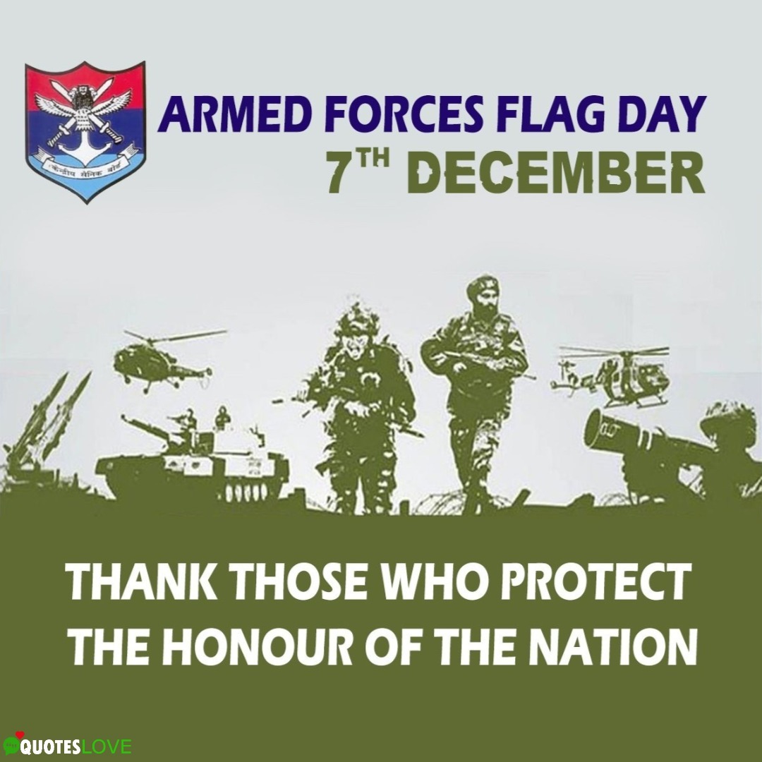Latest) Indian Armed Forces Flag Day 2022: Image, Photo, Picture, Poster, Wallpaper