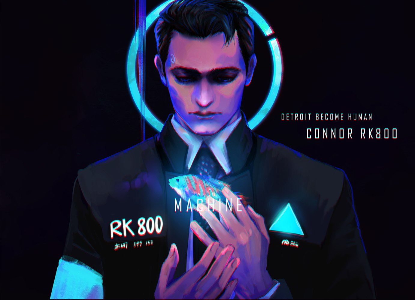 Detroit Become Human Connor Wallpaper - Большой Фотo архив