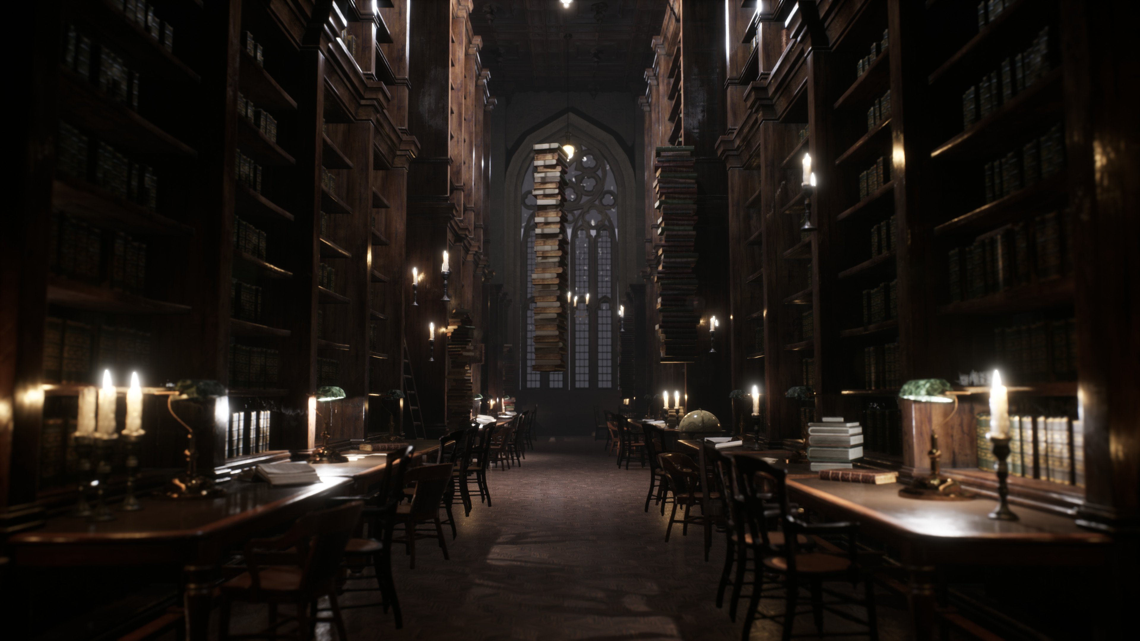 Hogwarts Library Wallpapers Wallpaper Cave