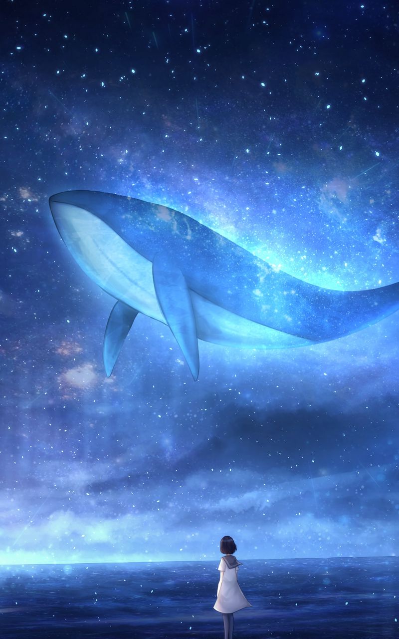 Galaxy Whale Wallpaper Free Galaxy Whale Background