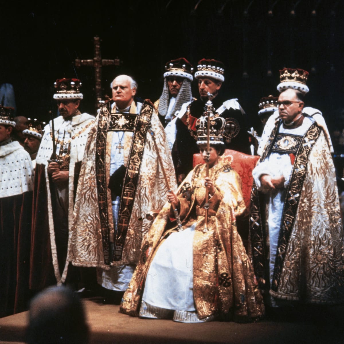Photo of the Queen Elizabeth II's Historical Coronation