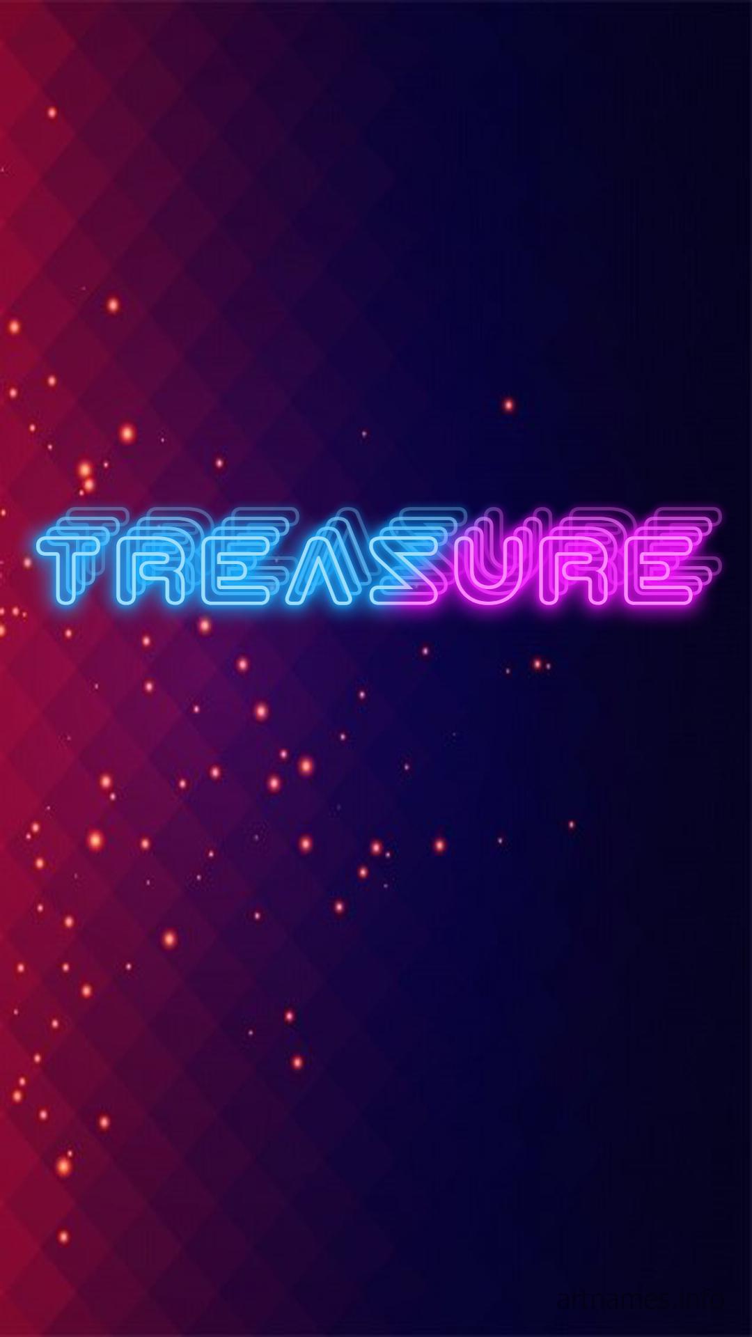 Treasure as a ART Name Wallpaper!