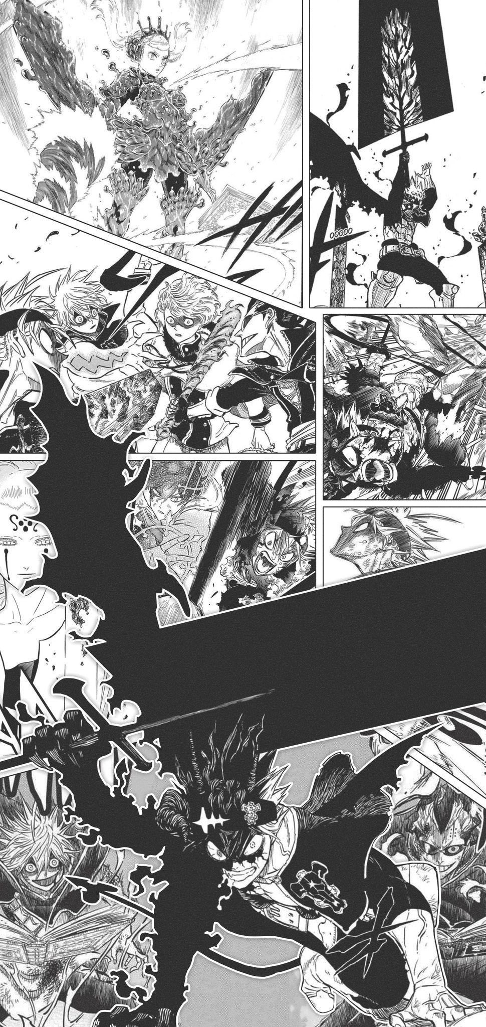 Asta Demon. Black clover manga, Black and white wallpaper iphone, Anime background