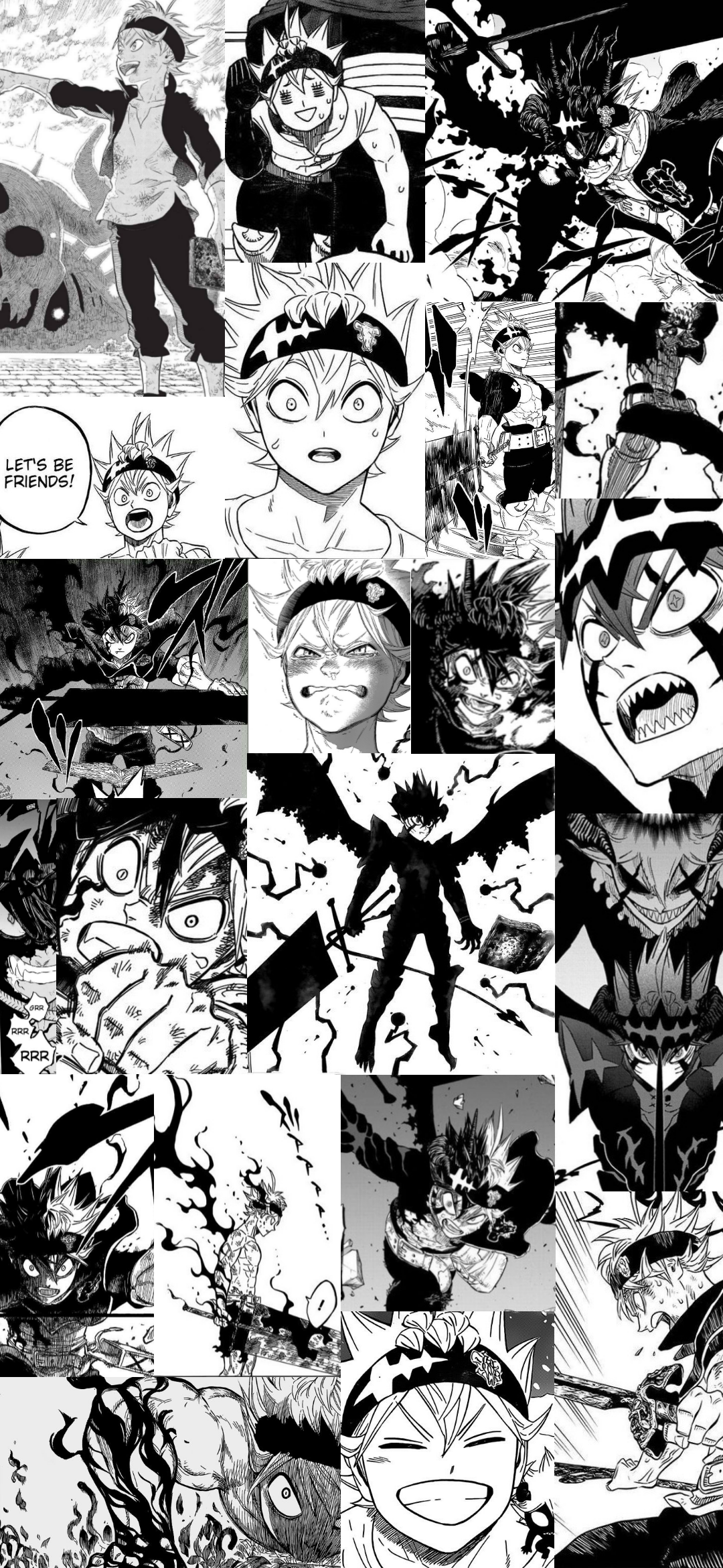 Asta manga wallpaper created