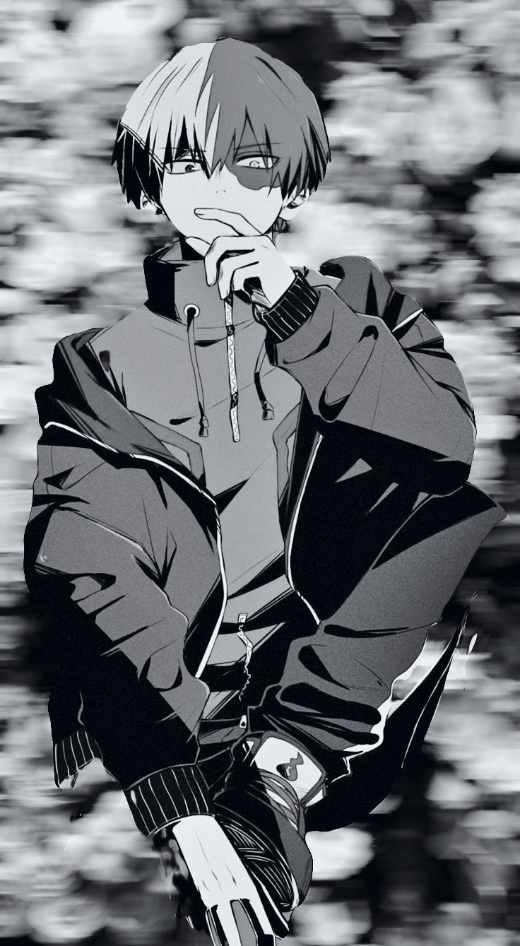 I made a todoroki wallpaper, Anime