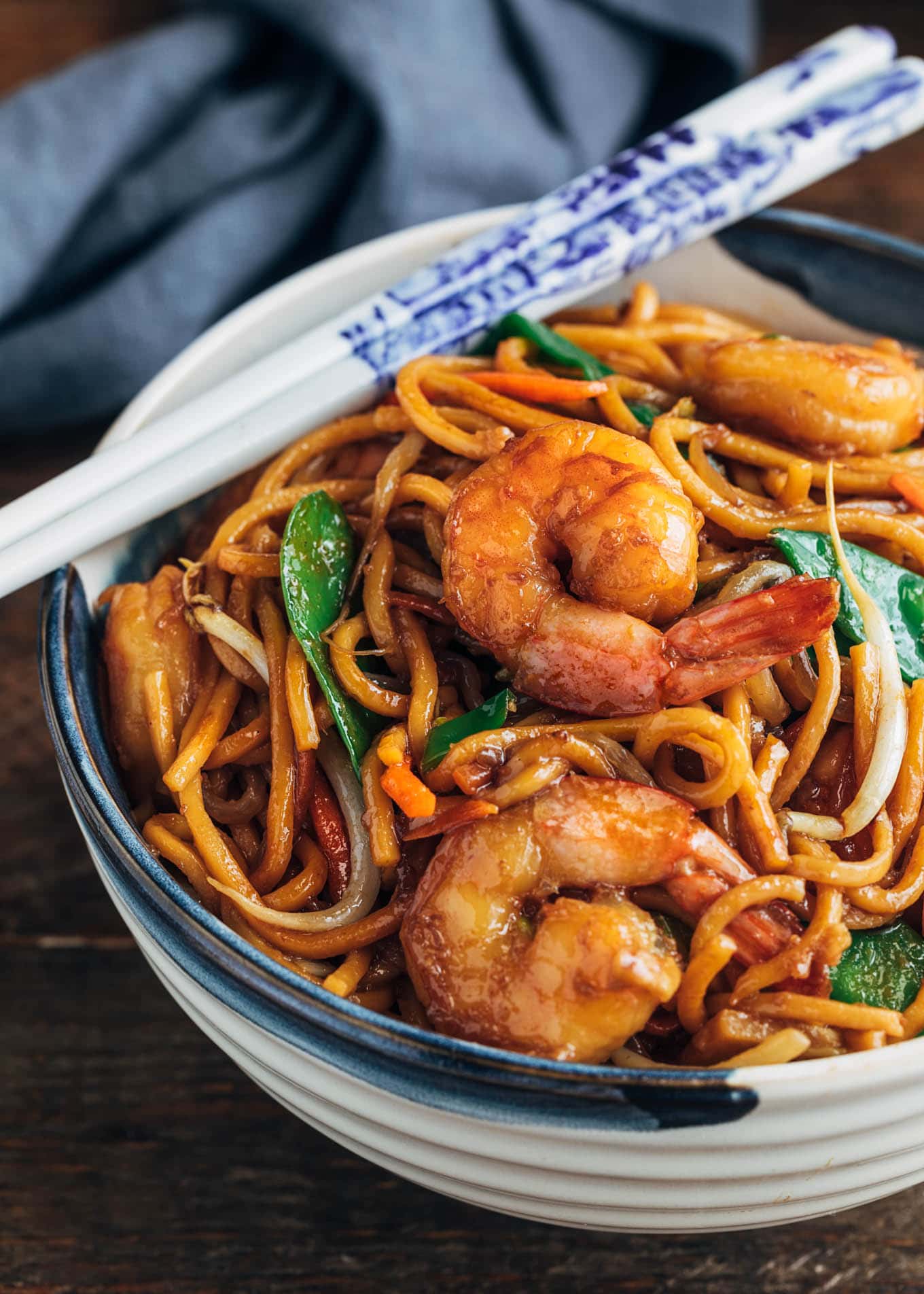 Shrimp Lo Mein (Restaurant Style)