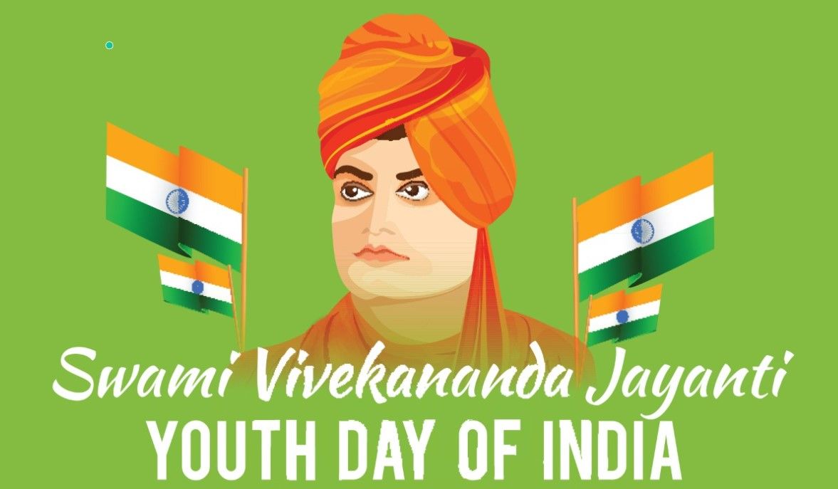 National Youth Day 2021 Image, wishes to share with friends & family on January 12