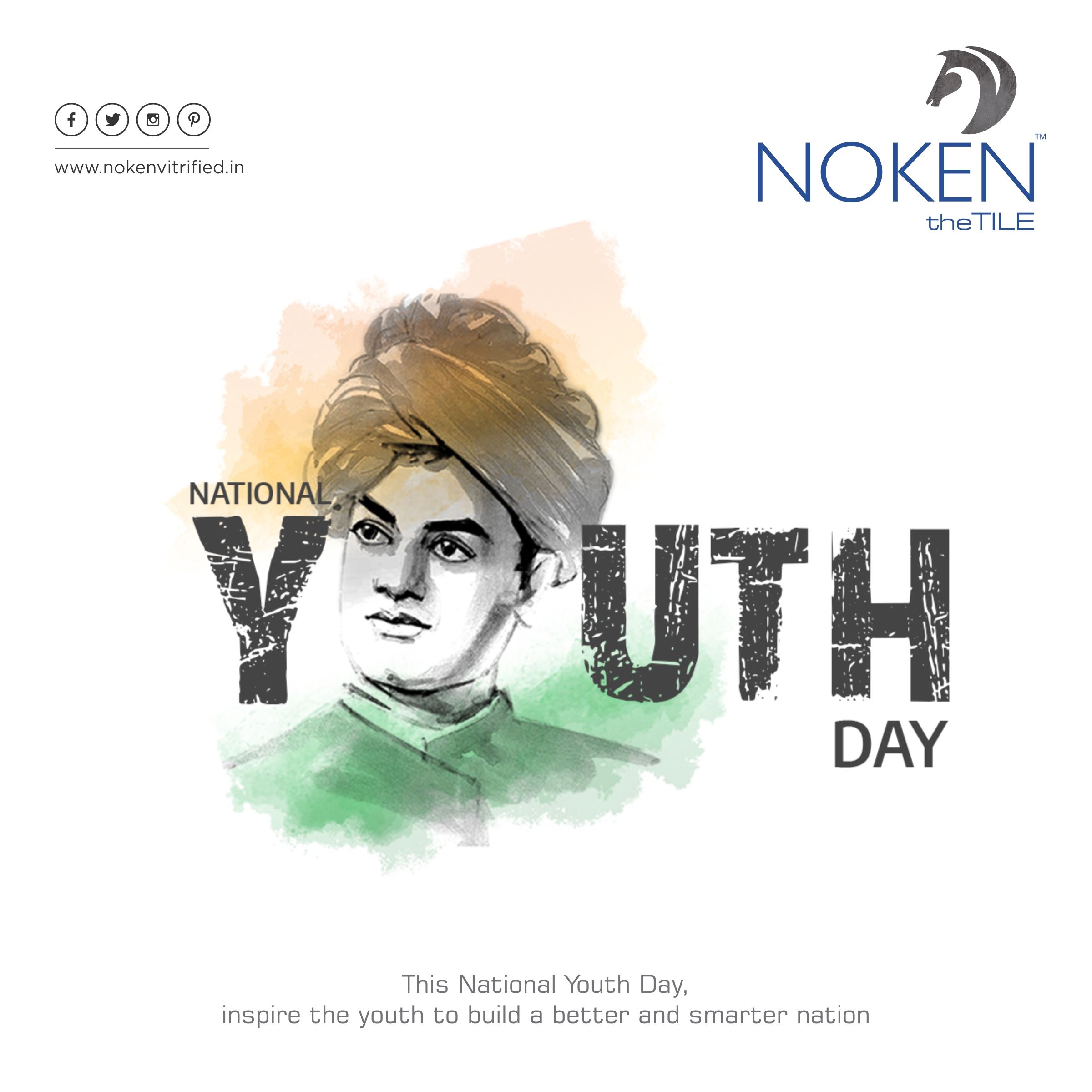 This National Youth Day, Inspire the youth to build a better and smarter nation National Youth Day.! #Noken #Tiles #Ce. Youth day, International youth day, Youth