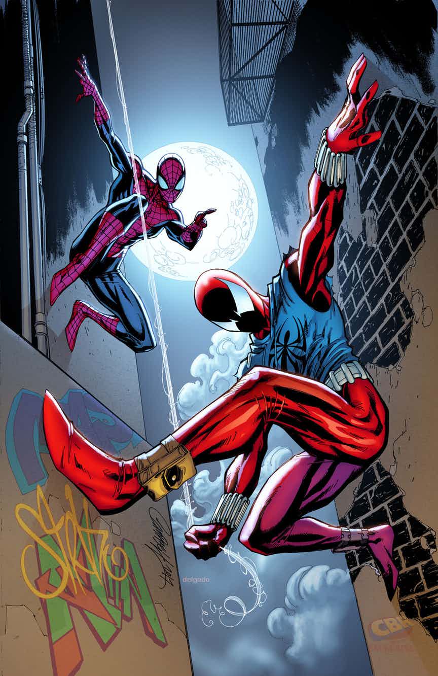 scarlet spiderman wallpaper hd