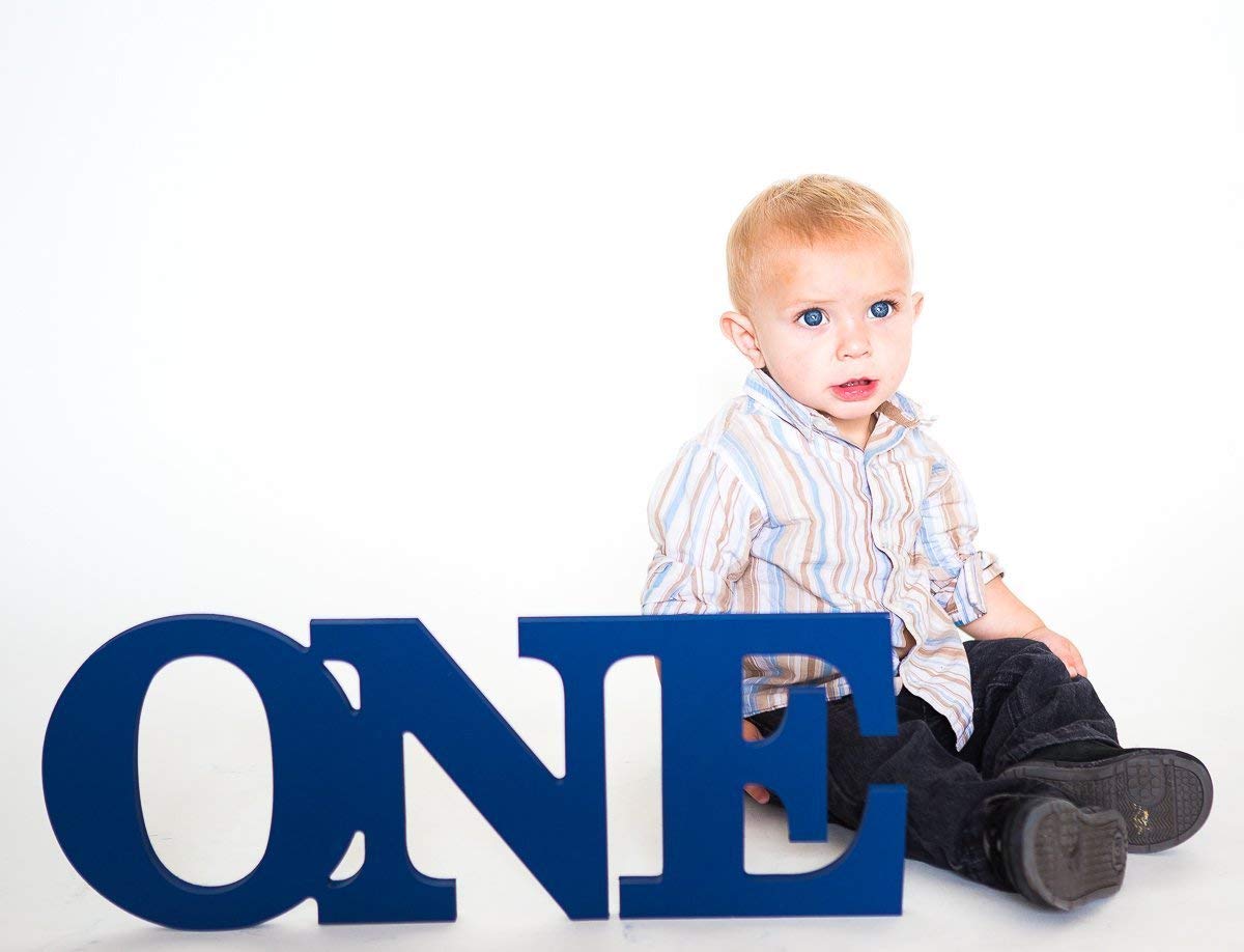 ONE Sign Baby Photo Prop Birthday ONE, First Birthday Prop Birthday Party Decor, Handmade Products