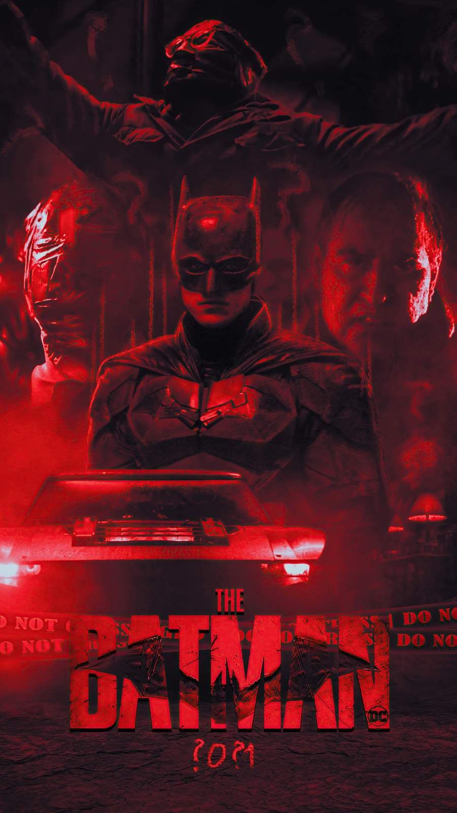 Couple of iPhone wallpapers I made after wanting a The Batman wallpaper but  not wanting an intense red color! : r/thebatman